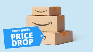 Three stacked Amazon Prime boxes