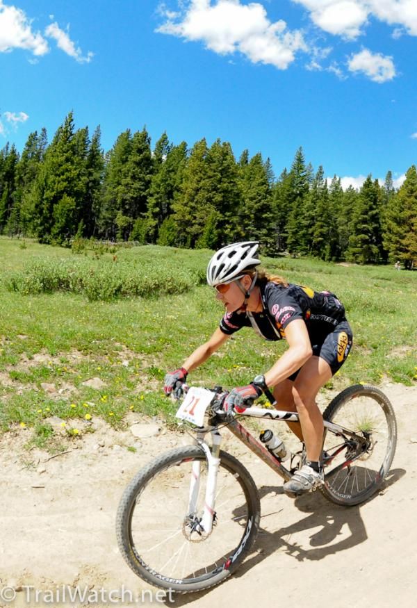 Gretchen Reeves (Tokyo Joes) riding solidly in fourth place.