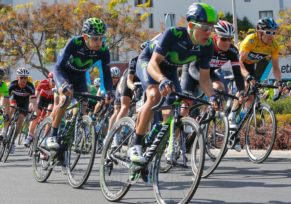 Jonathan Castroviejo (Movistar) and Adriano Malori (Movistar)