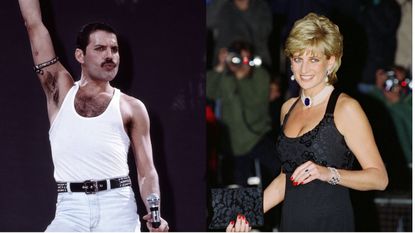 Freddie Mercury and Princess Diana