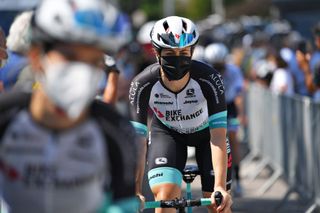 MORTEGLIANO ITALY JULY 09 Grace Brown of Australia and Team BikeExchange at start during the 32nd Giro dItalia Internazionale Femminile 2021 Stage 8 a 1294km stage from San Vendemiano to Mortegliano GiroDonne UCIWWT on July 09 2021 in Mortegliano Italy Photo by Luc ClaessenGetty Images