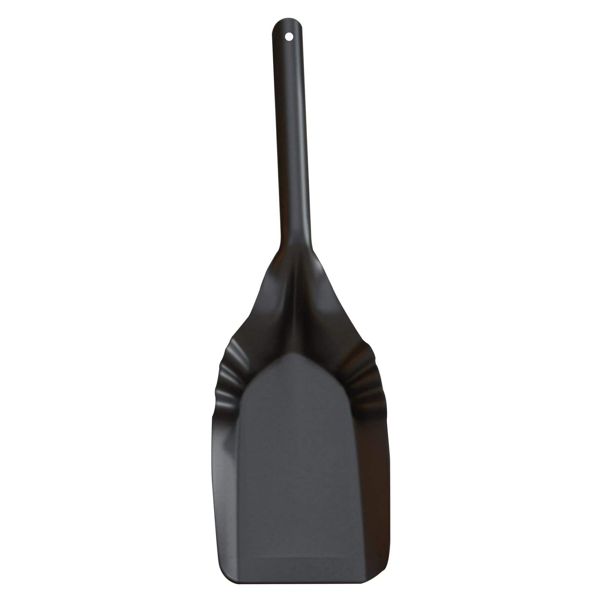Black fireplace shovel