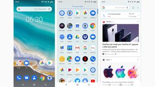 The clean and fresh look of stock Android 8 Oreo