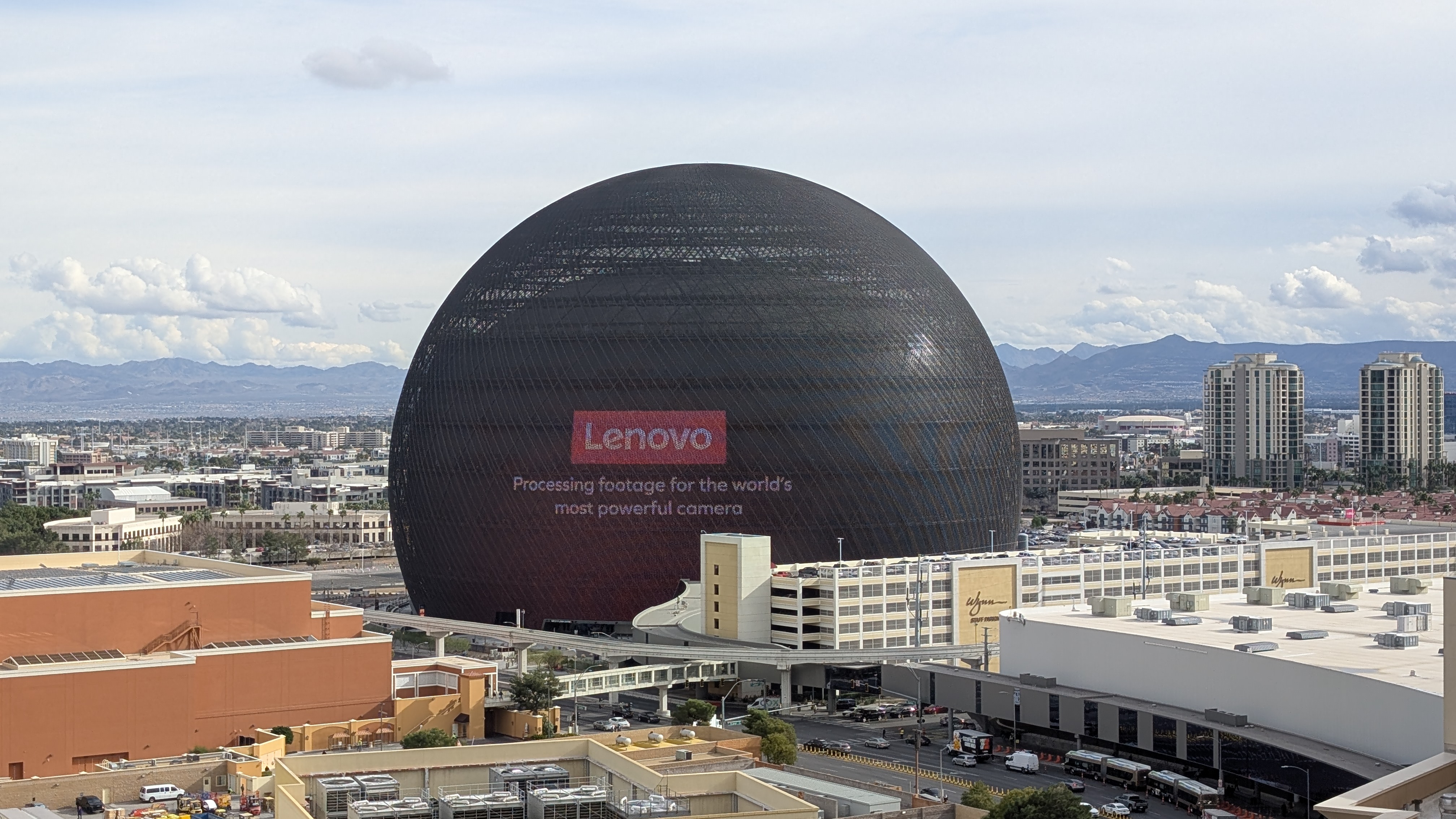 Lenovo Tech World at CES 2026 Sphere