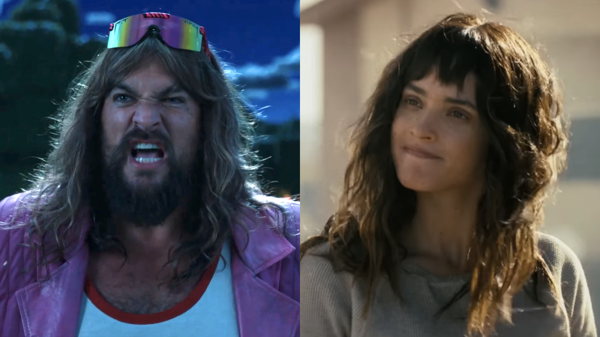 Jason Momoa in Minecraft and Adria Arjona in Onslaught