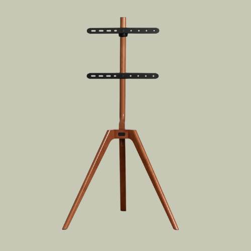 Curtiz Steel and Wood Tv Tripod Floor Stand
