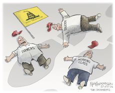 Political cartoon
