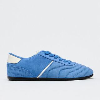 Image of zara blue trainers