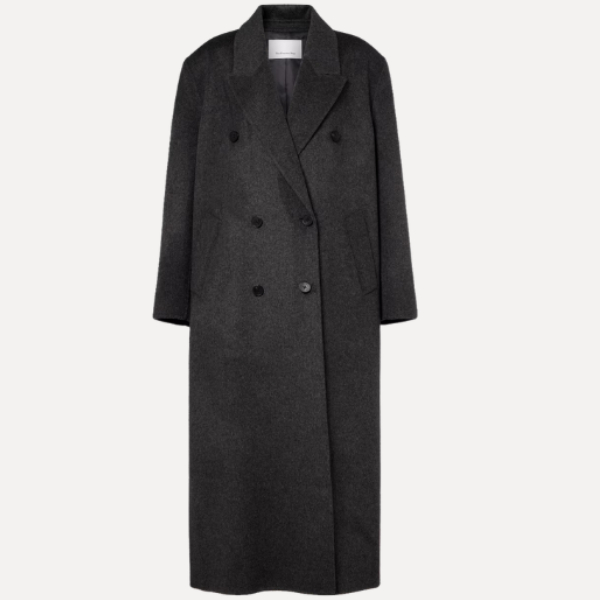 Gaia Double-Breasted Wool-Blend Coat