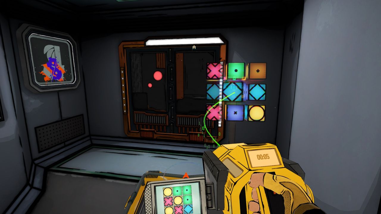 Solving a door puzzle in The Last Worker