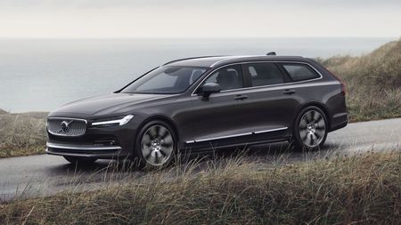 The Volvo V90 T6 Recharge Ultimate has a UK price starting from about £70,000