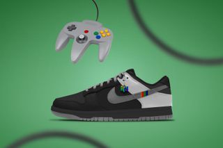Concept shoe design inspired by the Super Nintendo 64