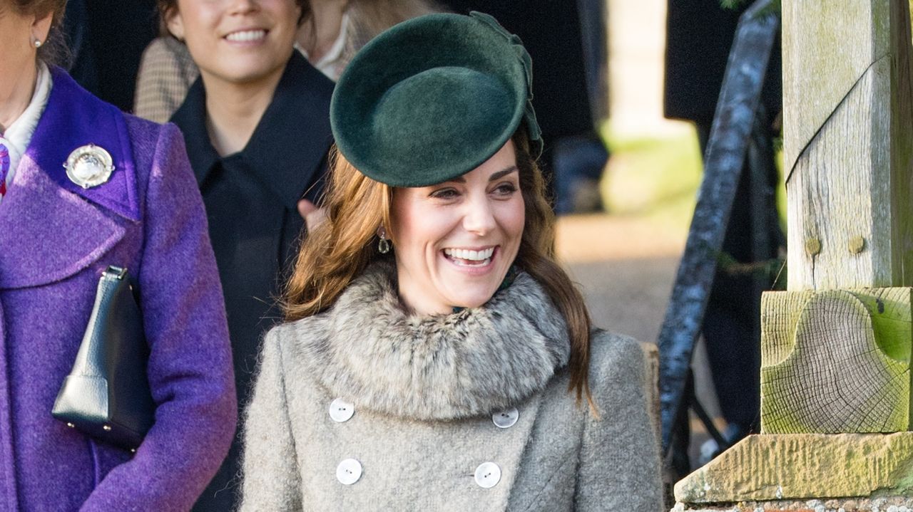 Catherine, Princess of Wales attends the Christmas Day Church service at Church of St Mary Magdalene 2019