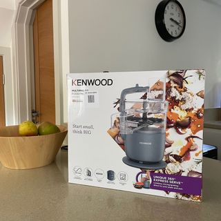 Image of food processor from Kenwood during unboxing