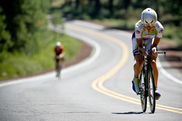 Mike Creed (Team Type 1) makes his way down the long lonely TT course.