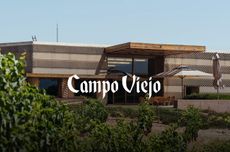 Campo Viejo's winery with 'Campo Viejo' written over the top