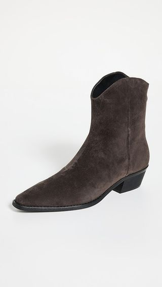 Black Suede Studio Reed Boots