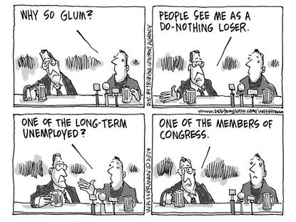 Political cartoon do-nothing Congress