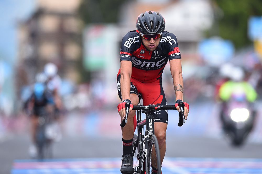 Damiano Caruso (BMC) finished 8th during stage 16.