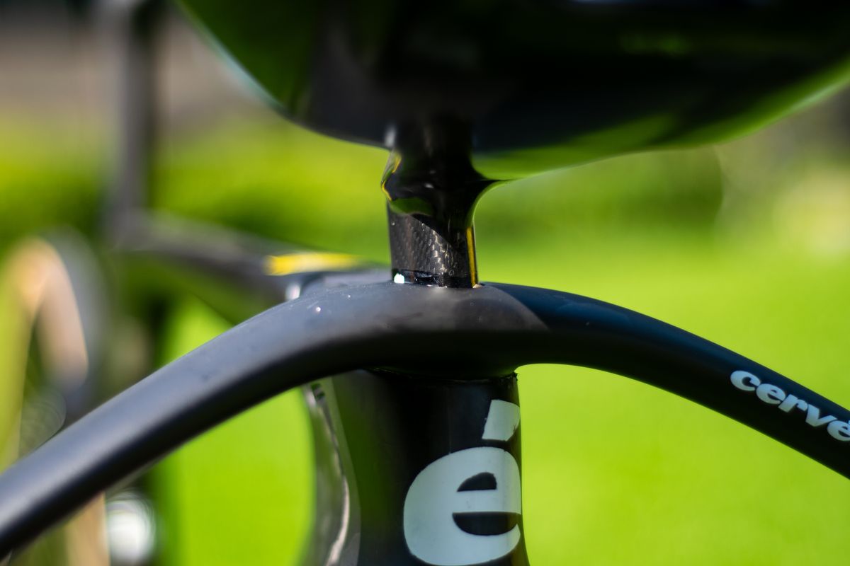 Jonas Vingegaard's Tour de France Cervelo P5 time trial bike
