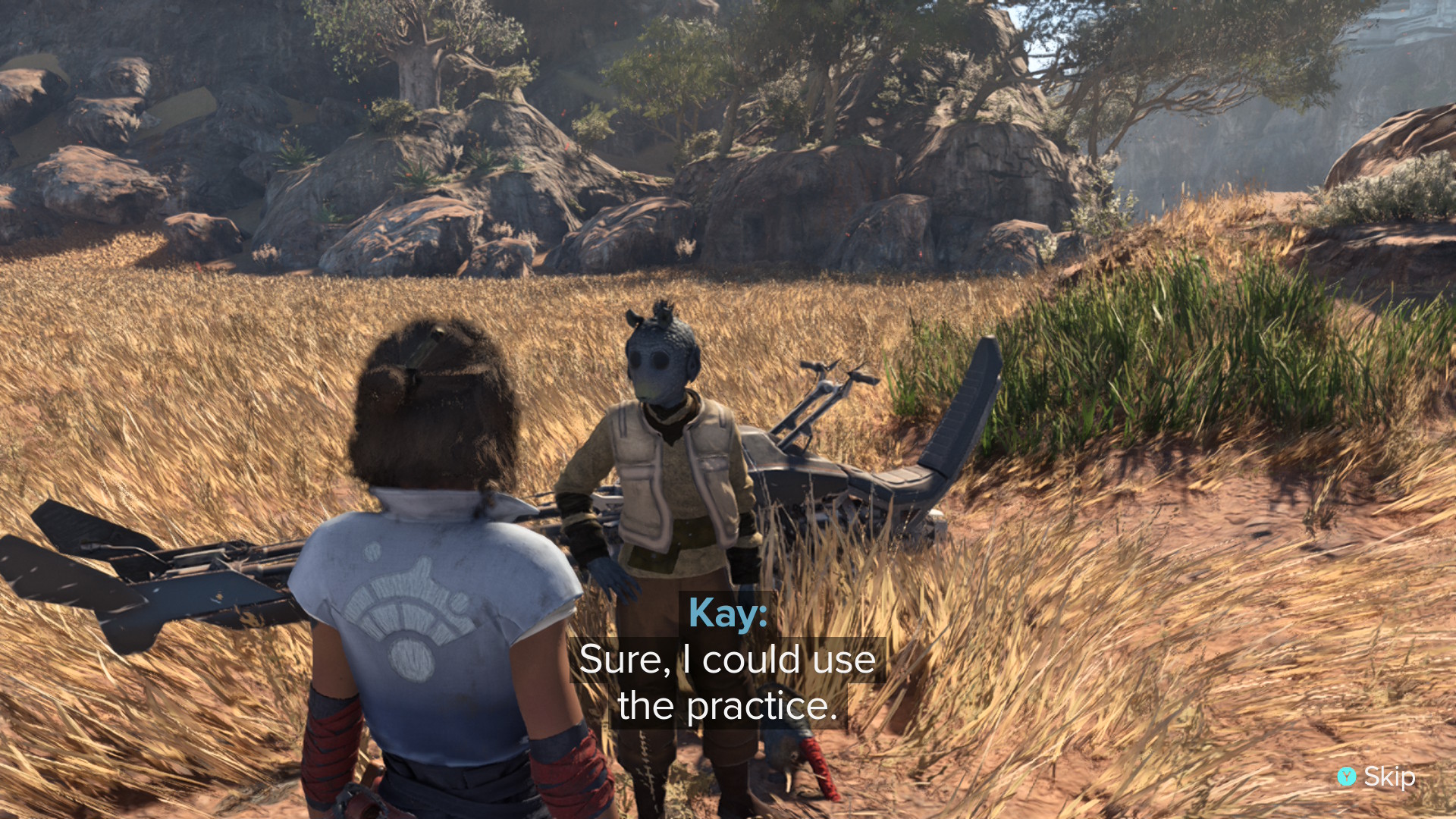 A screenshot of Star Wars Outlaws Gold Edition on Nintendo Switch 2.