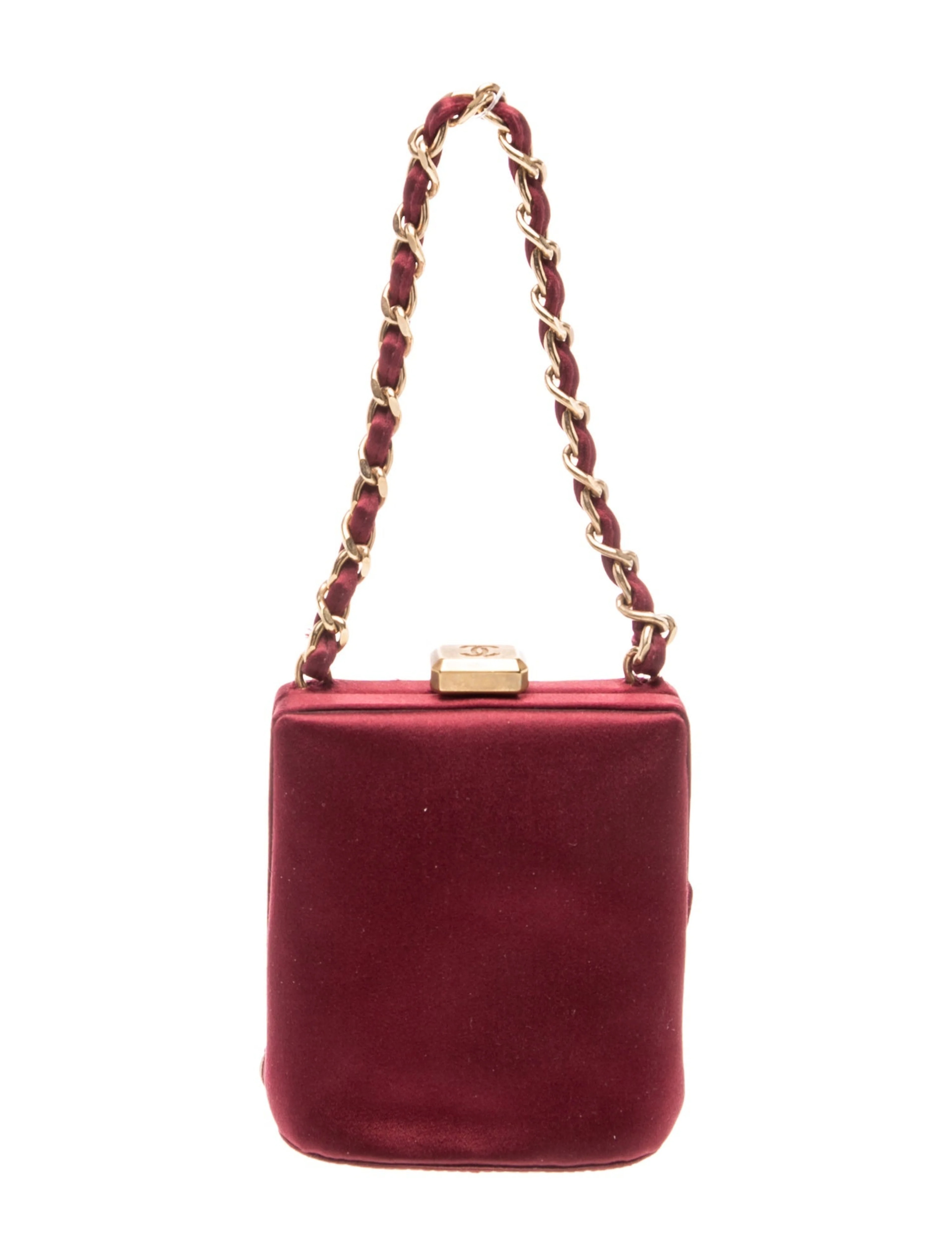 Chanel, Satin Frame Evening Bag