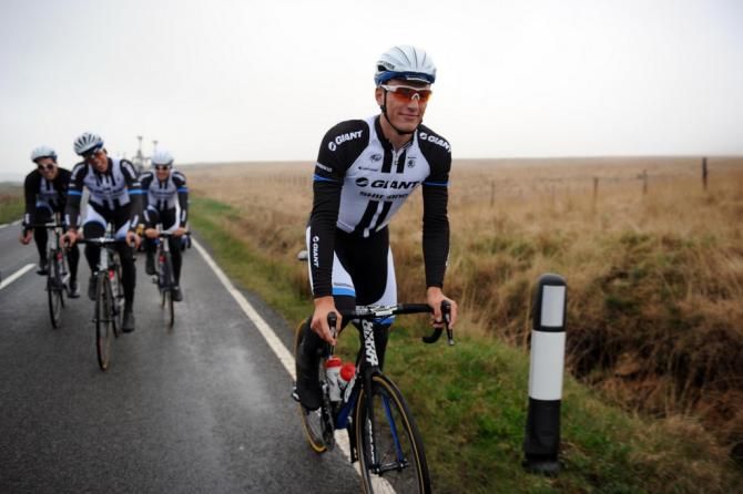 Kittel enjoying a small gap on his teammates