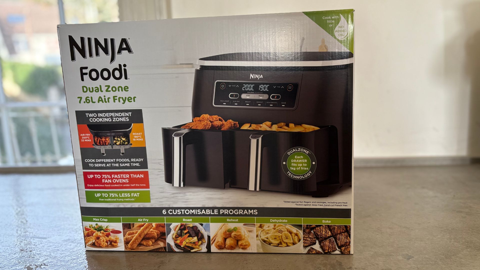Ninja Foodi 7.6L Dual Drawer Air Fryer
