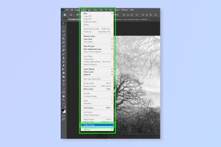 A screenshot showing how to create a double exposure in Photoshop