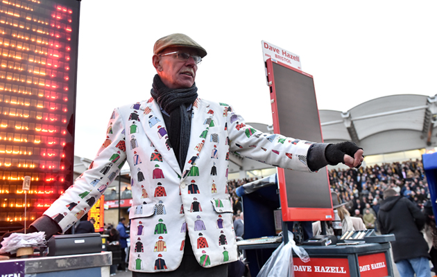 A showstopper jacket! Bookmaker John Prendergast