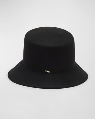 Ruby Felt Bucket Hat