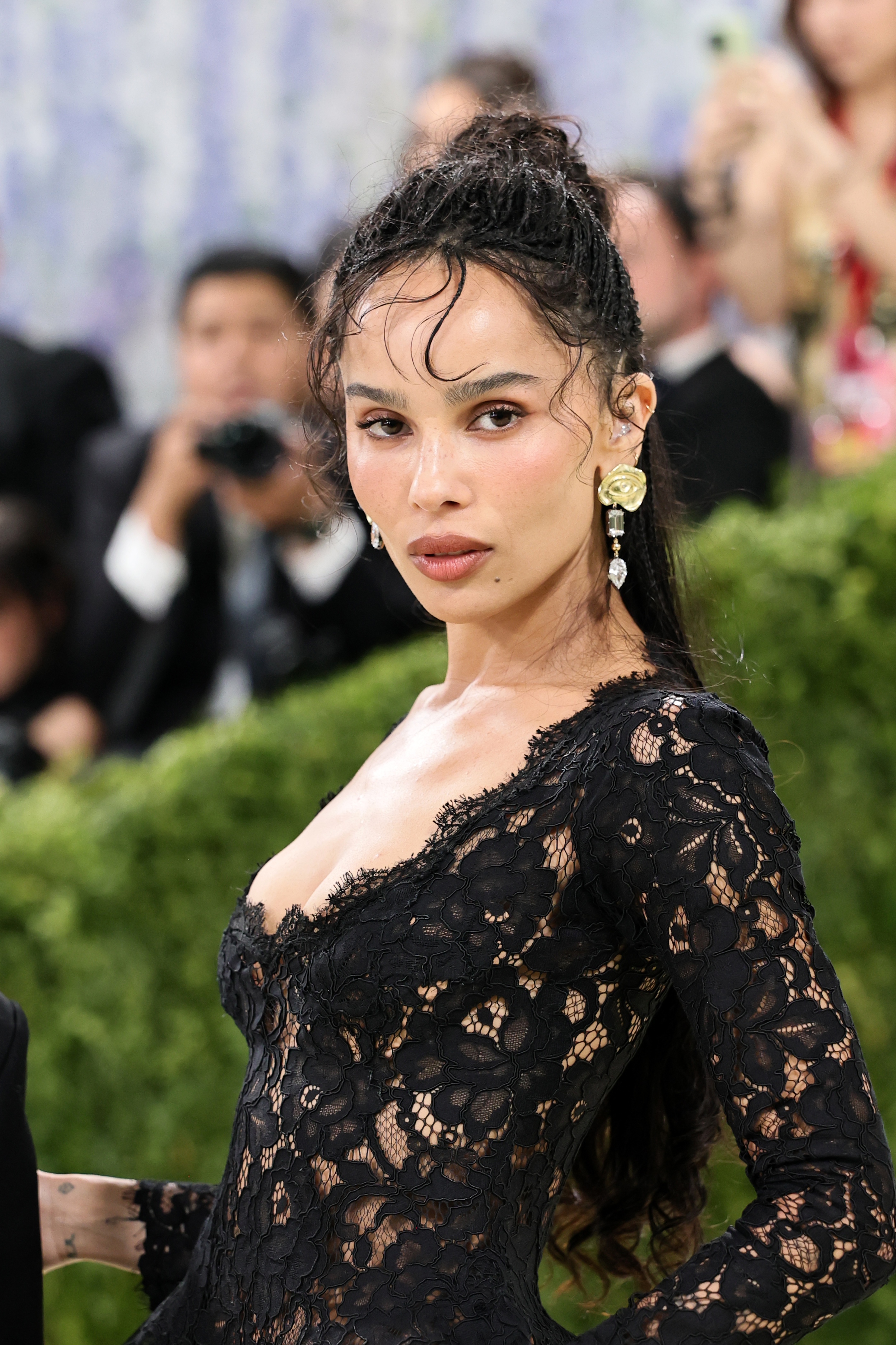Zo&amp;euml; Kravitz attends the 2026 Met Gala celebrating "Costume Art" at the Metropolitan Museum of Art on May 04, 2026 in New York City.