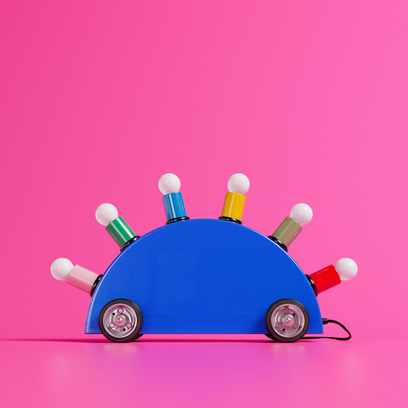 Super Table Lamp by Martine Bedin - Memphis Milano