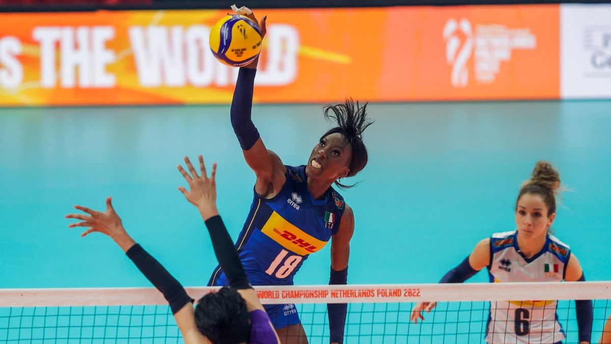 Italy&#039;s Paola Ogechi Egonu ahead of the Volleyball Nations League 2024