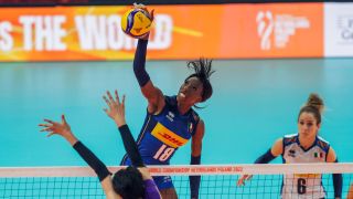 Italy's Paola Ogechi Egonu ahead of the Volleyball Nations League 2024