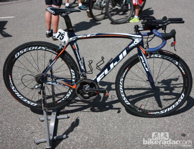The uphill time trial bike of Craig Lewis (Champion System)
