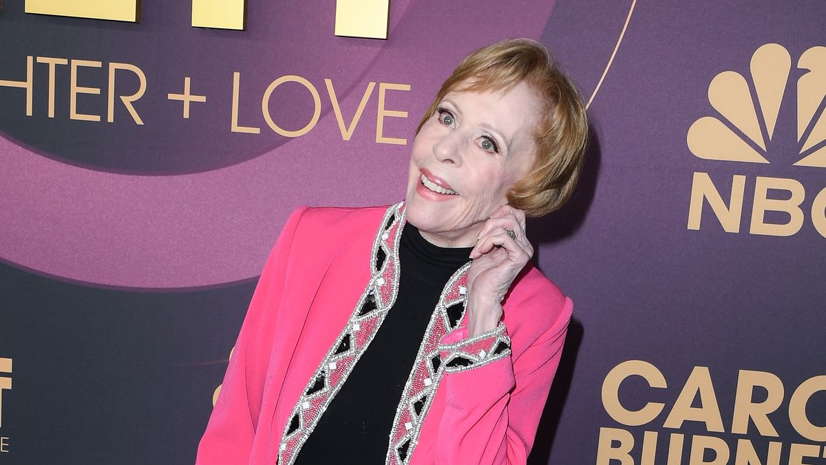 Carol Burnett doing her trademark ear tug