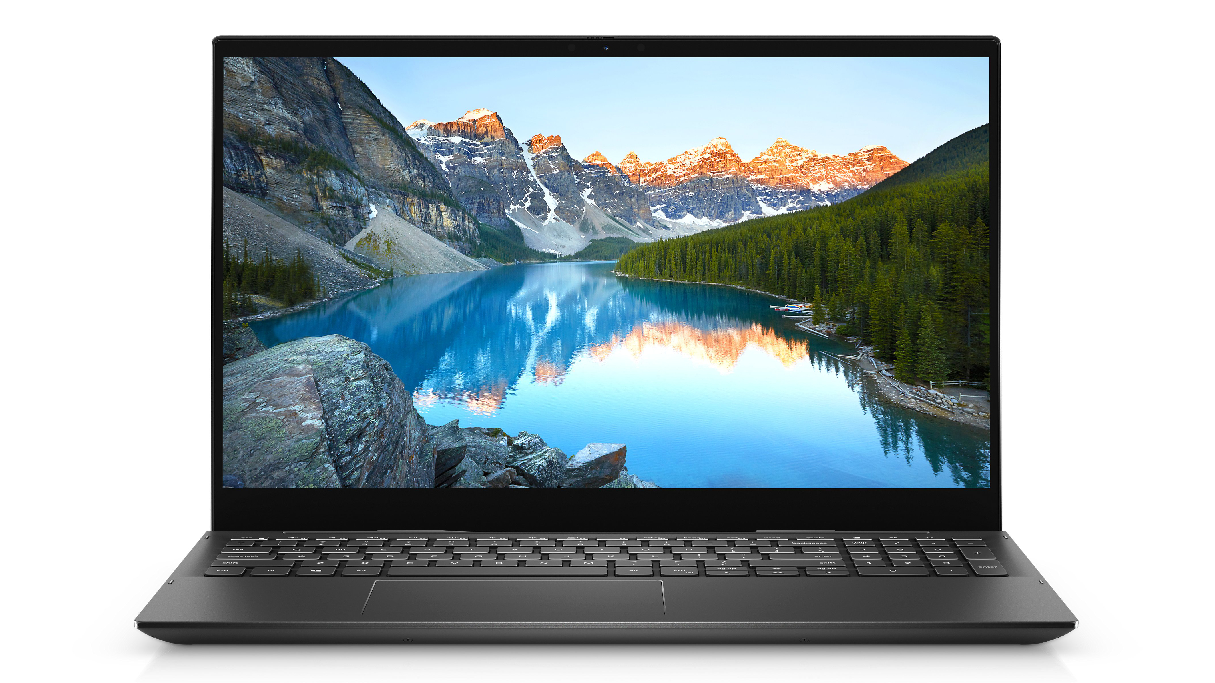 Dell Inspiron 15 7000 2-in-1 Black Edition (7506) from the front on a white background