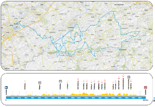2016 E3 Harelbeke route and profile