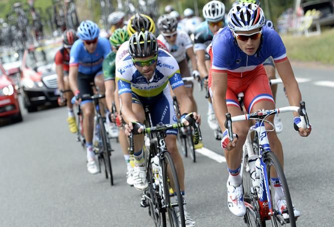 Arthur Vichot pulls through in the stage 14 breakaway
