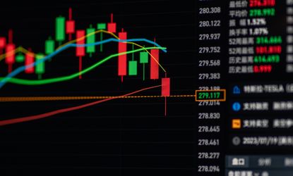 Market investing concept