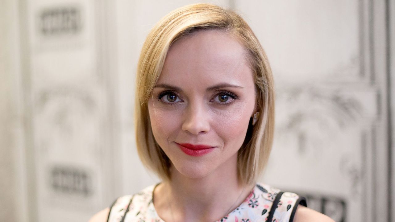 Christina Ricci on white background