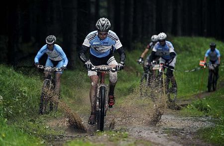 Racers at the Trans Germany