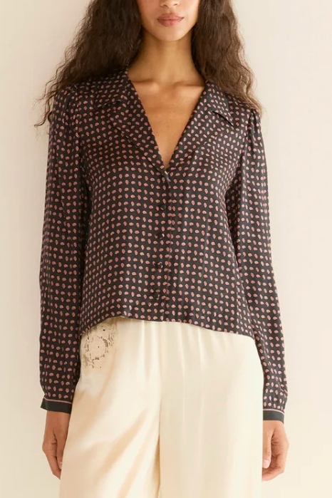 D&amp;Ocirc;EN, Juliana Top -- Cardinale Foulard