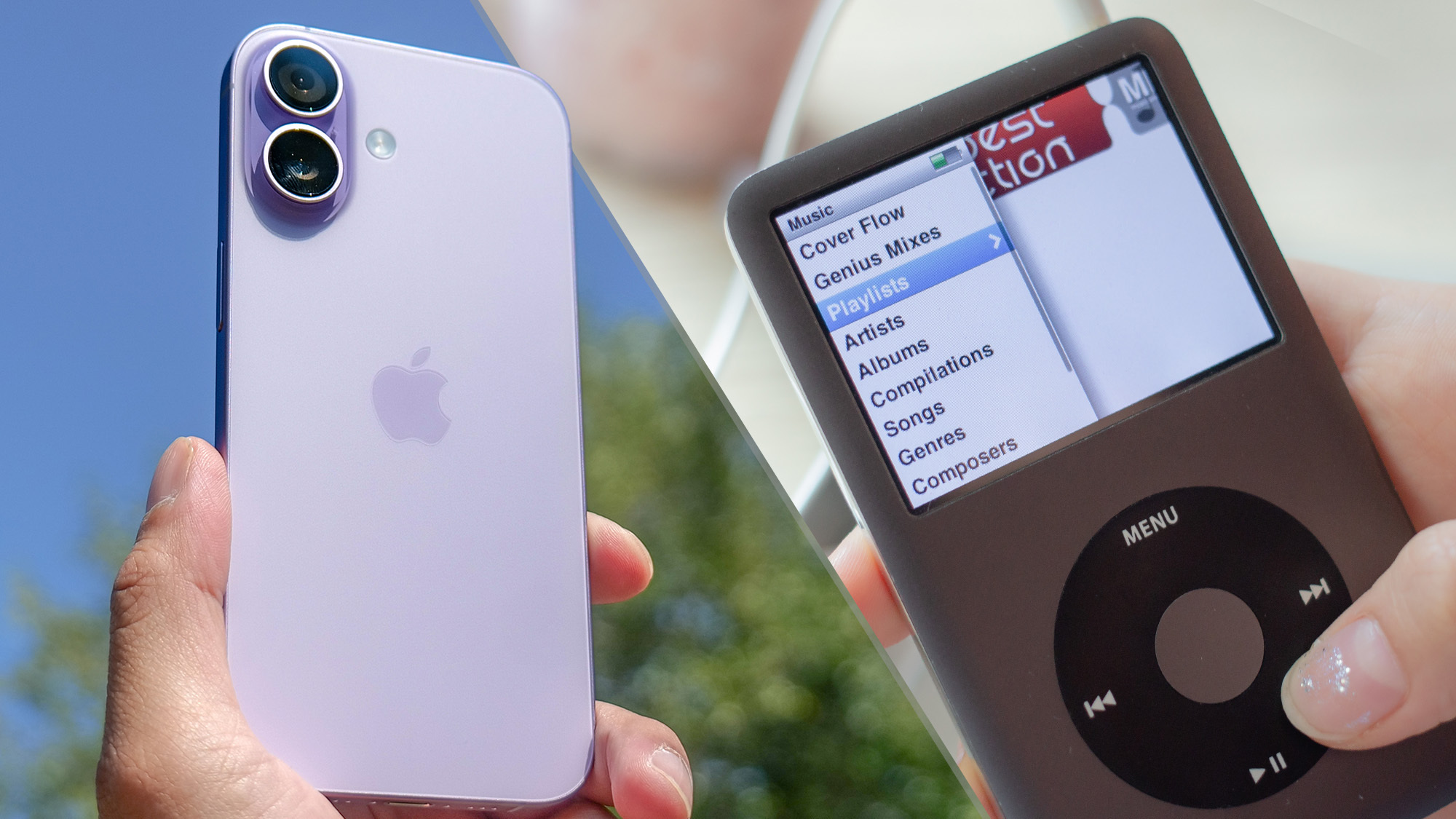 iphone 17 next to ipod classic