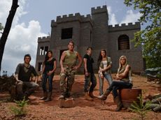 The family behind the National Geographic Channel's "Doomsday Castle." From left to right: Brent II, Lindsey, Brent, Michael, Ashley, Dawn-Marie. 