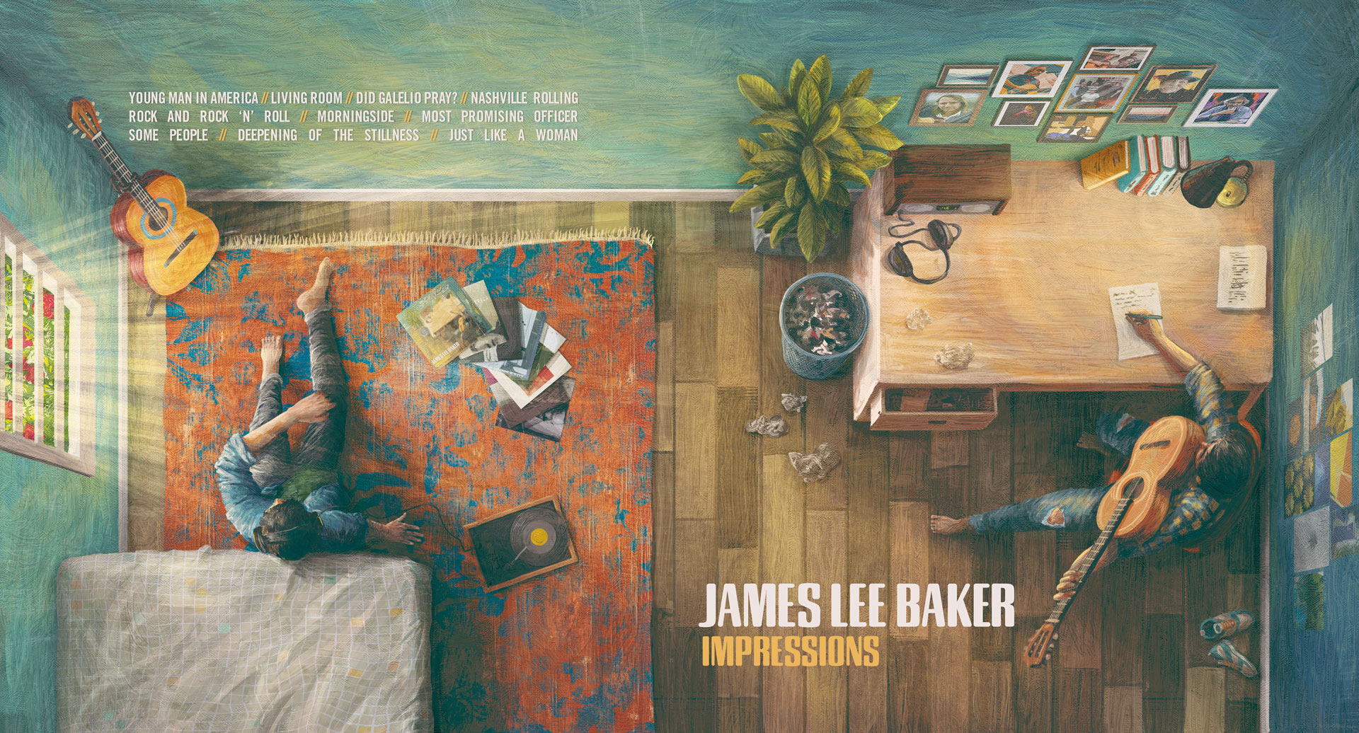 James Lee Baker Impressions album cover
