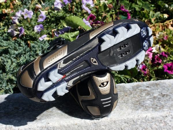 The Code's Easton EC90 carbon outsole is slightly detuned relative to the road version for slightly easier walking.