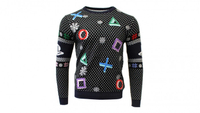 PlayStation symbol Christmas jumper