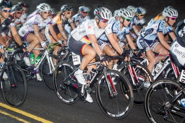 German champion Ina Teutenberg conserves her energy for the finale